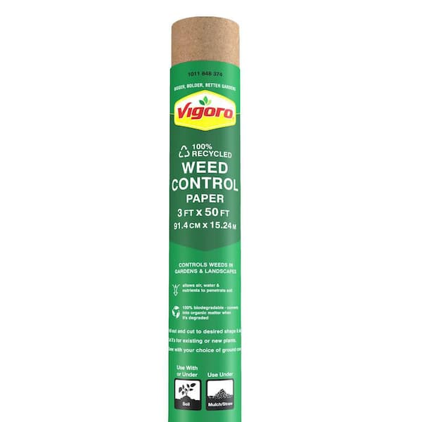 Vigoro 3 ft. x 50 ft. WeedBlock Weed Barrier Landscape Fabric with