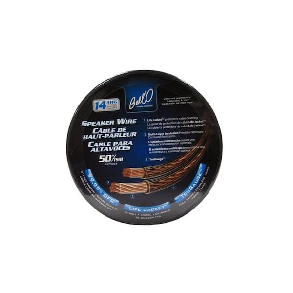 Bell'O 7000 Series 50 ft. 14 AWG High-Performance Speaker Wire