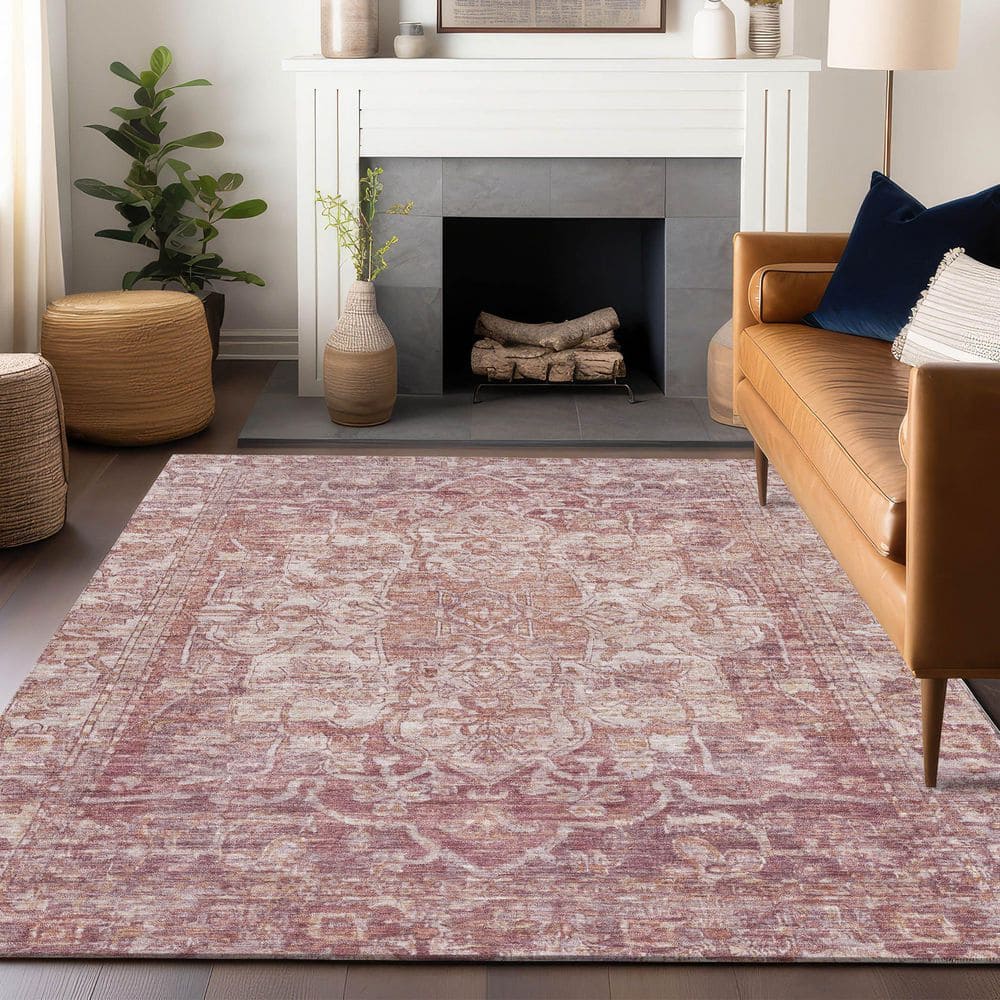 Chantille Machine Washable Indoor/Outdoor Abstract ACN1728 Paprika 3 ft. x 4 ft. Area Rug price history on PriceWatchPro