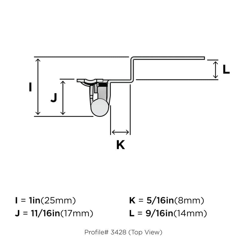 Champagne Bronze 3/8 Inch Inset Self-Closing Cabinet Hinge