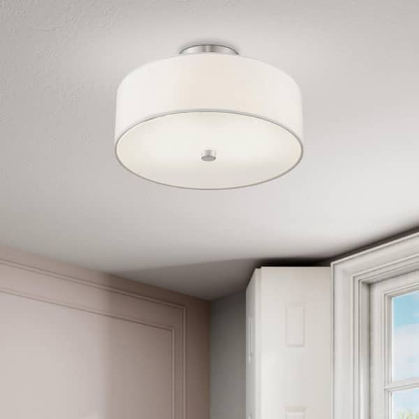 AVIANCE LIGHTING - Mercury 2 Light Brushed Nickel Flush Mount