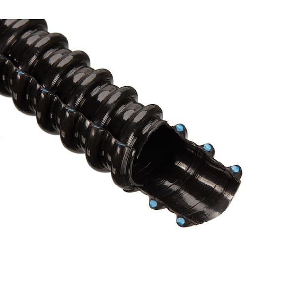 25 Ft Split Wire Loom Conduit Polyethylene Tubing Black Color Sleeve Tube X7X7 