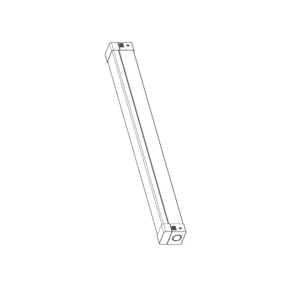Two-Foot White LED Strip Light with Acrylic Diffuser