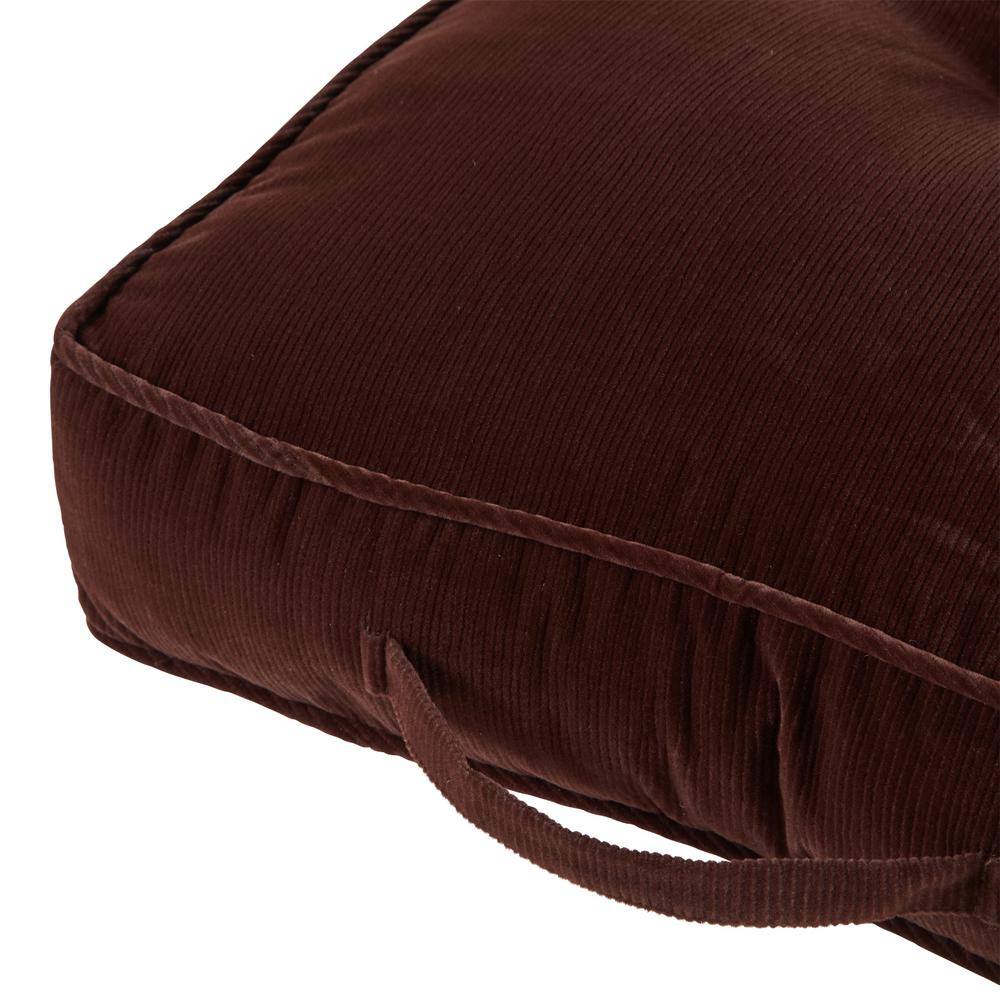 Omaha Bitter Deluxe Microfiber 21" Square Floor Pillow