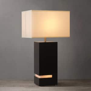 Zen Standing Table Lamp - Gilded Ebony