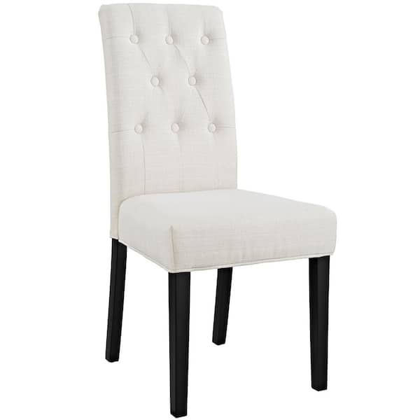 MODWAY Confer Beige Dining Fabric Side Chair