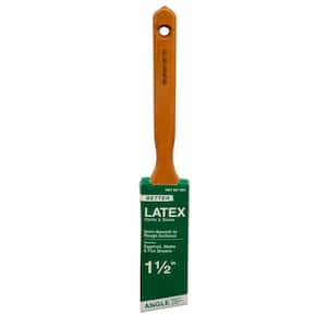 Better 1.5 in. Polyester Angled Sash Paint Brush for Water-Based Paint