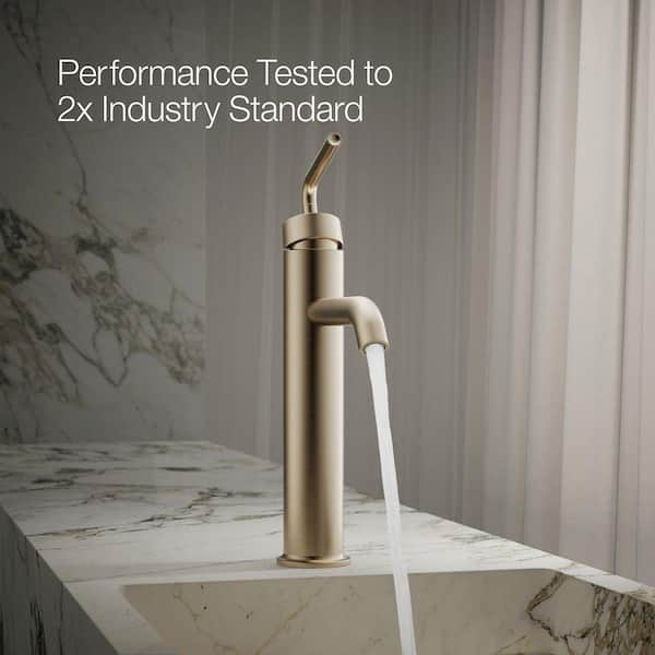 KOHLER Purist Single-Handle Single Hole Low-Arc Bathroom Vessel