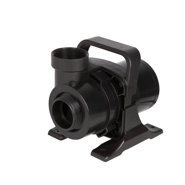 TT-Series 7500 GPH Pump Energy Efficient Pond and Waterfall Pump, Black