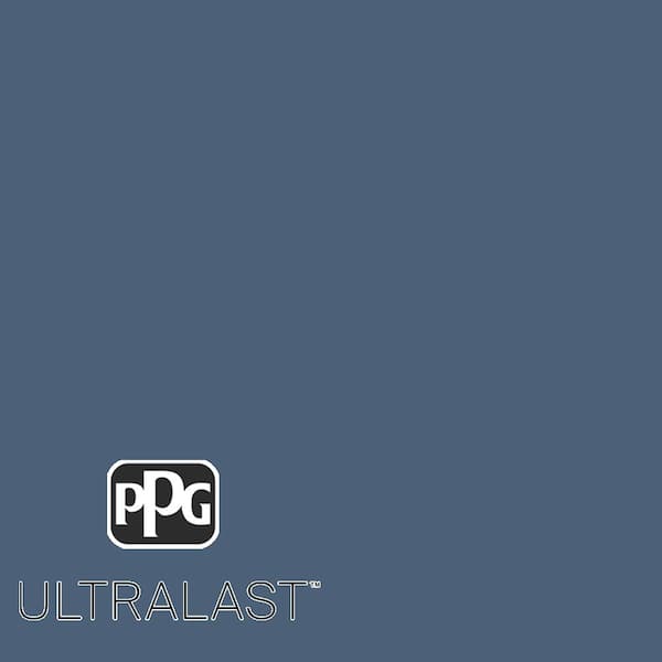 PPG UltraLast 1 gal. PPG1163-6 Blue Fjord Eggshell Interior Paint and Primer