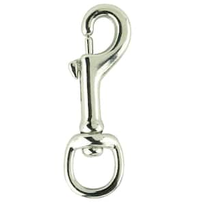 5/8 in. x 3-1/8 in. Nickel-Plated Swivel Bolt Snap (2-Pack)