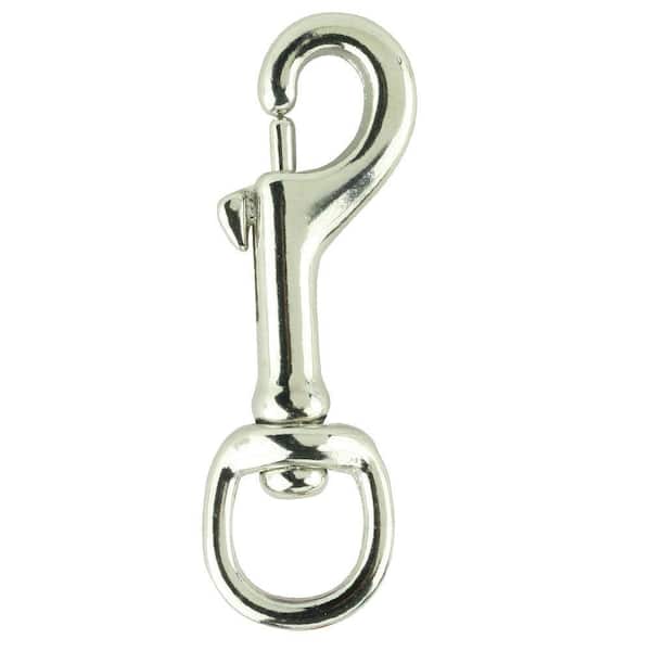 Metal Snap Hook - 1 1/2 inch - Nickel