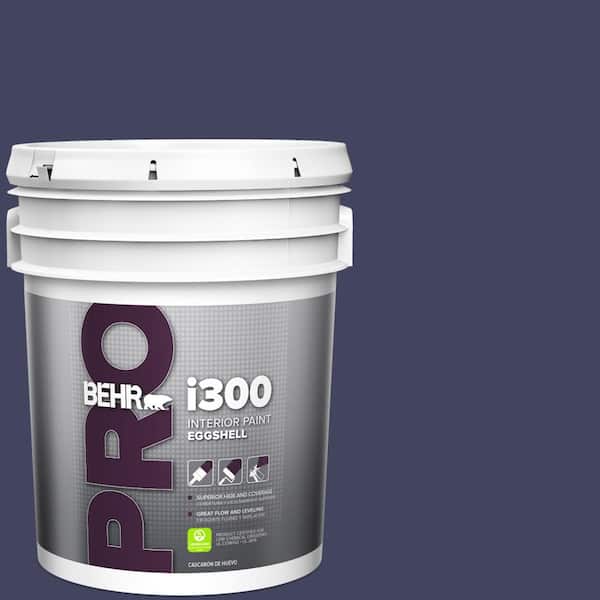 BEHR PRO 5 gal. #PMD-92 Darkest Navy Eggshell Interior Paint