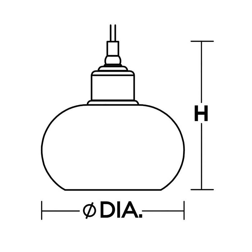 Laney 6.8'' Mini Globe Pendant Light in Satin Nickel and Black