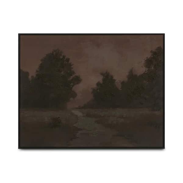 Caius Framed Art Print, Acrylic and Print on Canvas with Solid Pine Wood Frame 22 in. x 28 in.