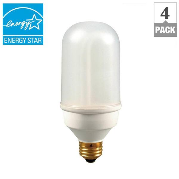 Philips 75-Watt Equivalent A23 CFL Outdoor Post Light Bulb Soft White (2700K)