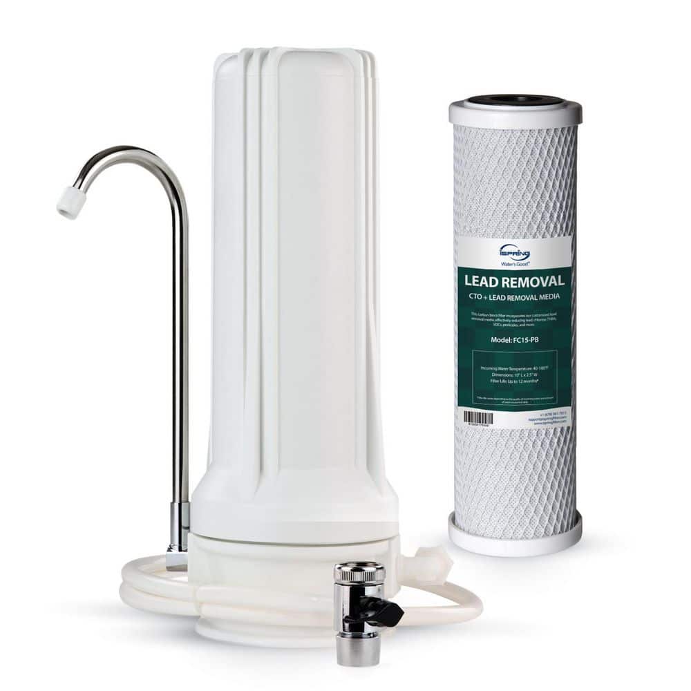 CKC1-PB Countertop Water Filter System, SGS-Tested Media, Reduces Lead, Chlorine, Odors, Up to 12 Months price history on PriceWatchPro