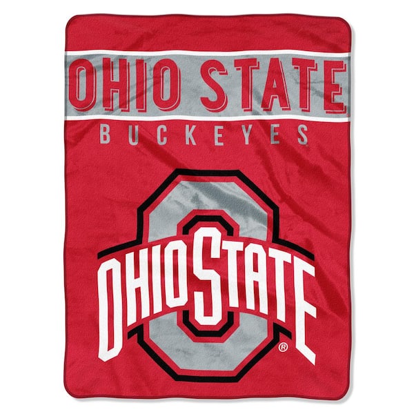 THE NORTHWEST GROUP Basic Ohio State University Polyester Twin Knitted Blanket