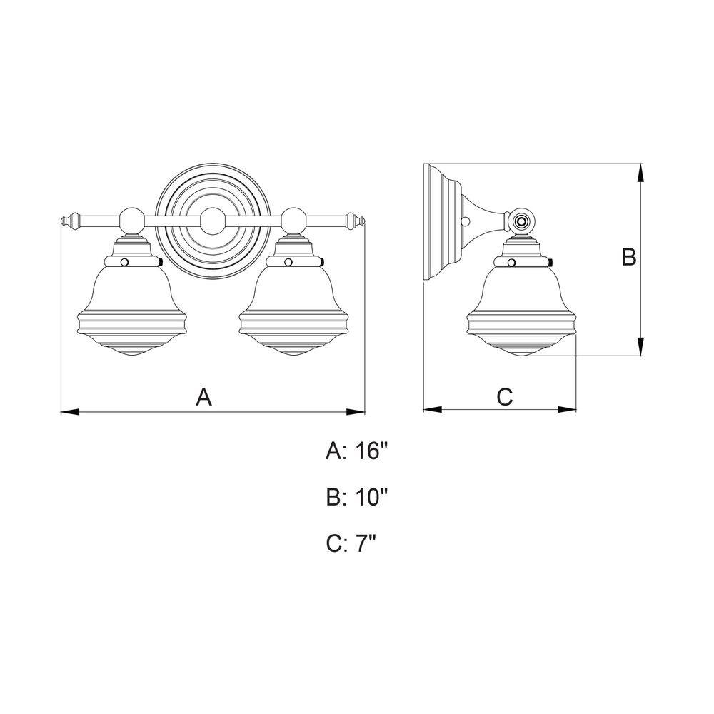 Huntley 16" Satin Nickel and White Glass Bathroom Vanity Light