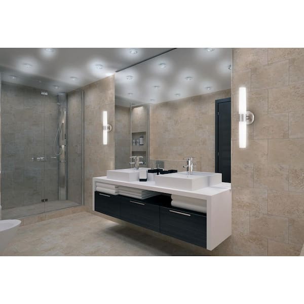 Vesper Collection 2-Light Brushed Nickel Wall Sconce