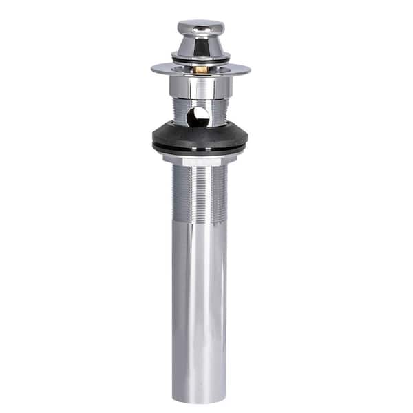 EASTMAN 1-1/4 in. x 7 in. 17-Gauge Pull Out Drain Assembly, Chrome
