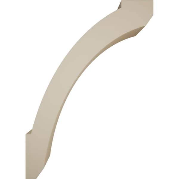 Ekena Millwork Lafayette 5 in. W x 14 in. H x 10 in. D Polyurethane Knee Brace