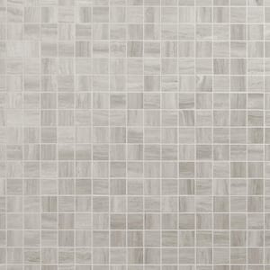 Atlanta Gray 11.69 in. x 11.69 in. Matte Porcelain Mosaic Floor and Wall Tile (0.96 Sq. Ft./Each)