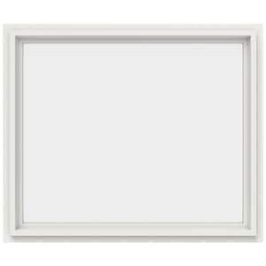 35.5 in. x 29.5 in. V-4500 Series White Vinyl Picture Window w/ Low-E 366 Glass