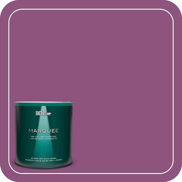 BEHR MARQUEE 1 qt. Home Decorators Collection #HDC-MD-07 Dynamic Magenta Semi-Gloss Enamel Interior Paint & Primer