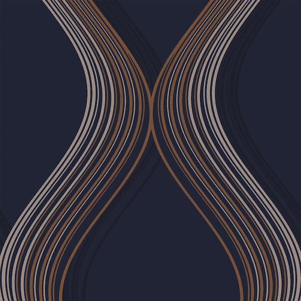 Euphoria Navy Wallpaper