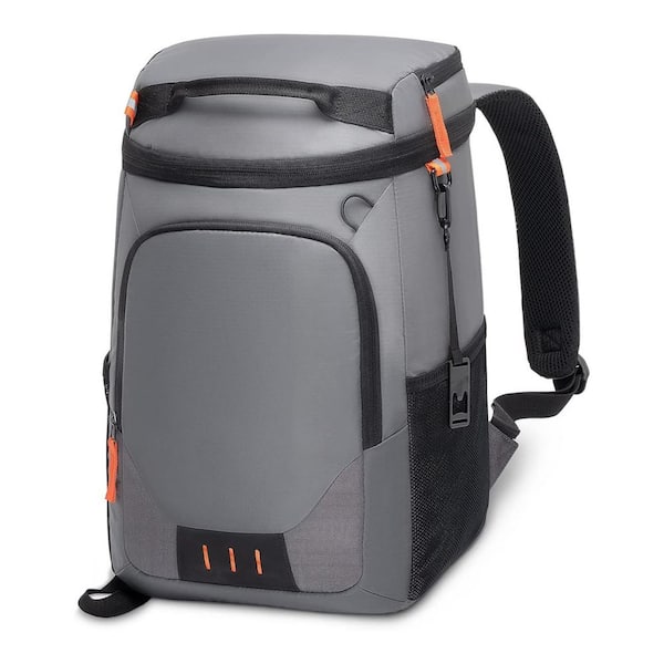 Misopily 22 qt. Insulated Backpack Cooler Leak Proof 30/45 Cans 2 Compartments Thermal Bag Portable Lightweight for Travel