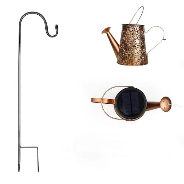 FAWEY TRED INC Outdoor Decor, Solar Watering Can with Lights 2-Pack, Landscape Light for Patio Gardening Pathway 90-LED