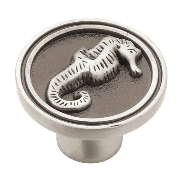 Liberty Seaside Cottage 1-3/8 in. Brushed Satin Pewter Cabinet Knob-DISCONTINUED