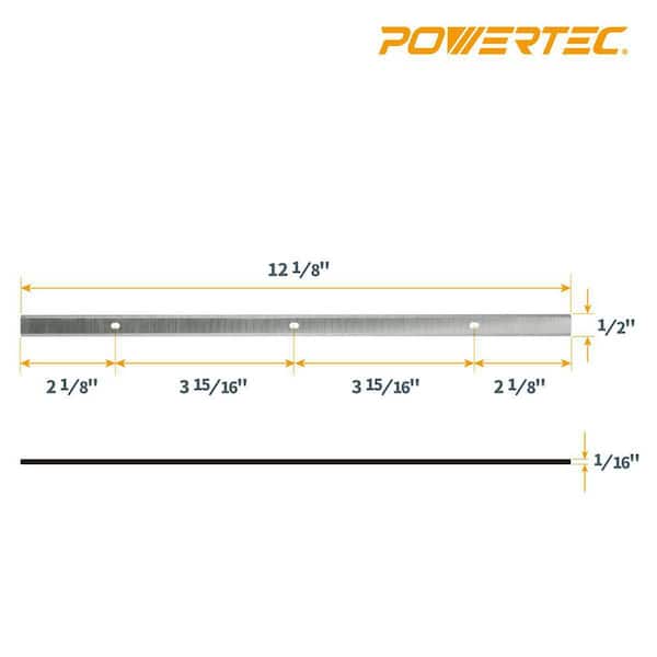 12 in. High Speed Steel Planer Knives for Craftsman 21722 (Set of 2)