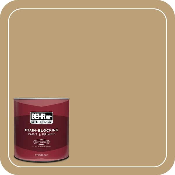 BEHR ULTRA 1 qt. #320F-5 Mesa Extra Durable Flat Interior Paint & Primer