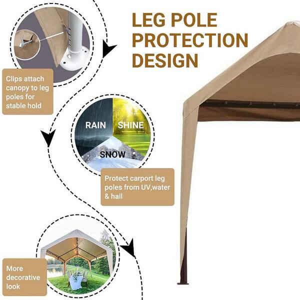 Abba Patio 10 ft. W x 20 ft. D x 9.5 ft 