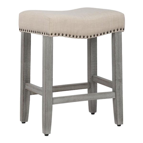 Westin Outdoor Jameson 24 In Antique, Gray Backless Counter Stools