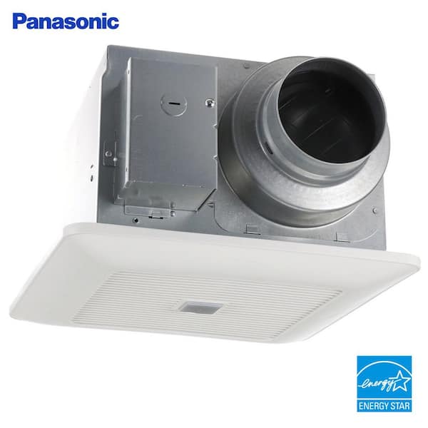 WhisperSense DC Fan with Motion and Humidity Sensors Delay Timer and  Pick-A-Flow Speed Selector 50, 80 or 110 CFM