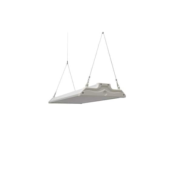 J&H LED 2 ft. 250-Watt Equivalent 15,400 Lumens 110-Watts Integrated LED White High Bay Light 120-277 Volt 5000K (2-Pack)