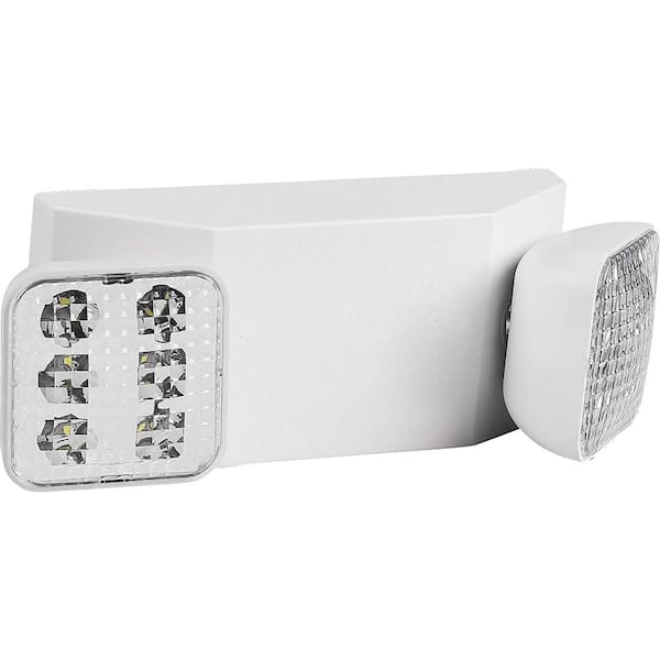 Rectangle 11-Watt Equivalent Integrated LED White Emergency Light with  Ni-Cad 6.0-Volt Battery