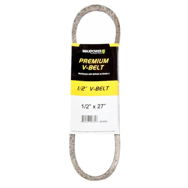 MaxPower 1/2 in. x 75 in. Premium V-Belt 347518 - The Home Depot