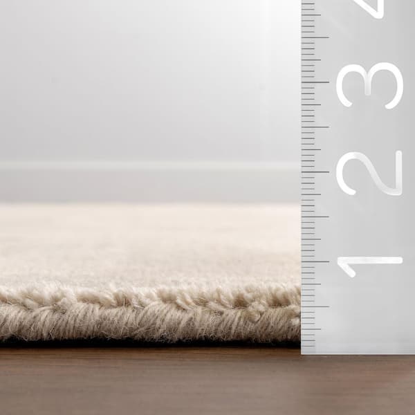 RUGS USA Maru Wool Beige 5 ft. x 8 ft. Indoor Area Rug SVKZ01D-508