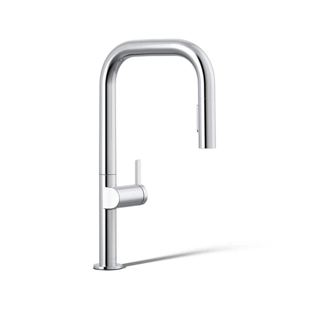 Components 1 Handle Pull Down Sprayer Kitchen Faucet with Secure Docking in Polished Chrome price history on PriceWatchPro