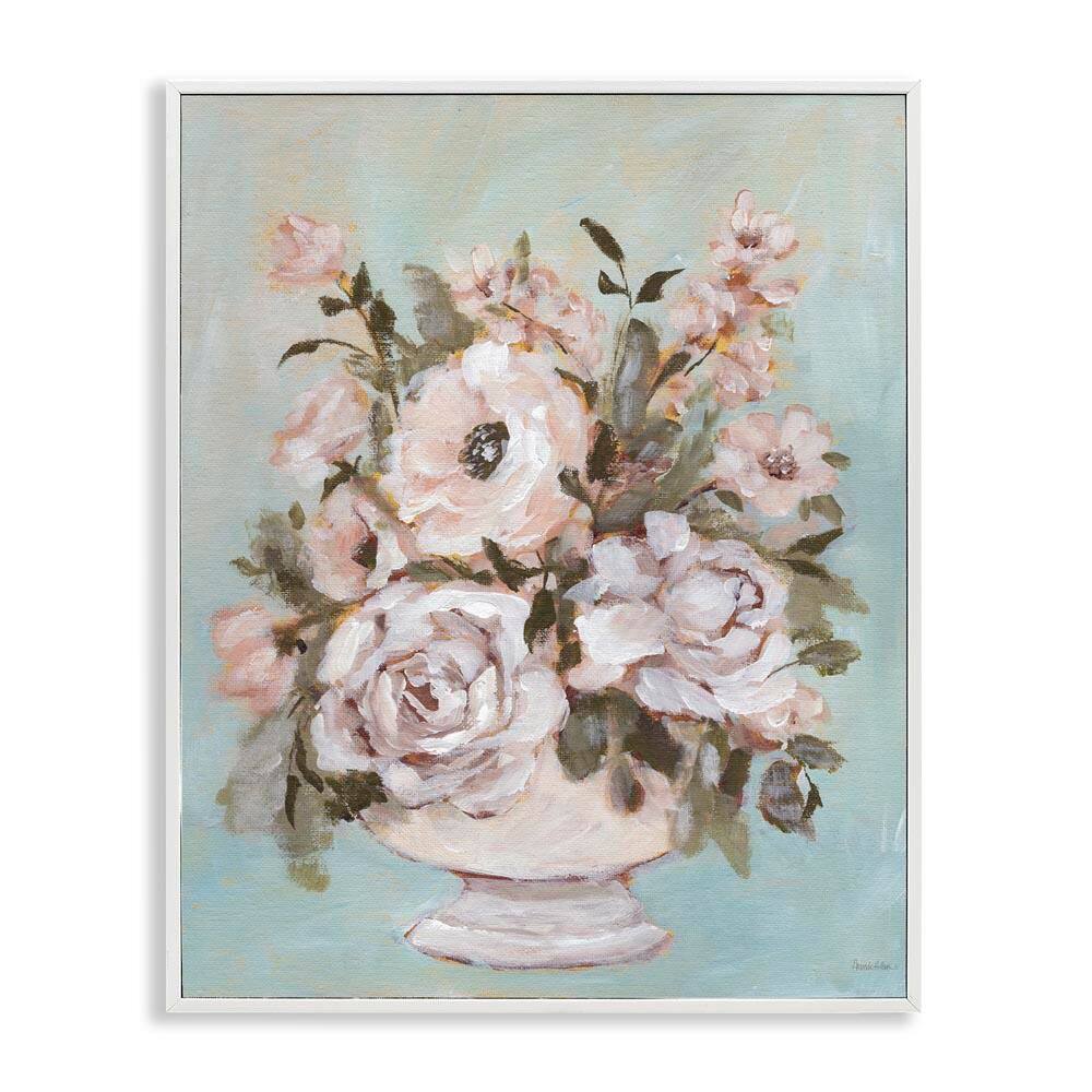 Sophisticated Flower Bouquet by Amanda Hilburn White Framed Nature Giclee Art Print 14 in. x 11 in. price history on PriceWatchPro