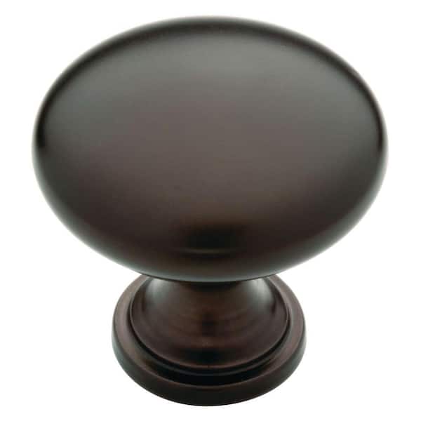 Liberty Classic Round 1-1/4 in. (32 mm) Dark Oil Rubbed Bronze Hollow Cabinet Knob