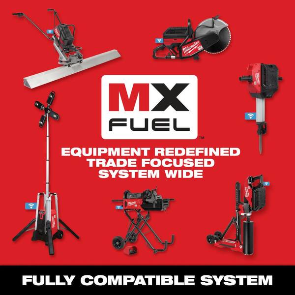 Milwaukee MX FUEL Lithium-Ion Cordless Vibratory Screed with (2) Batteries and Charger