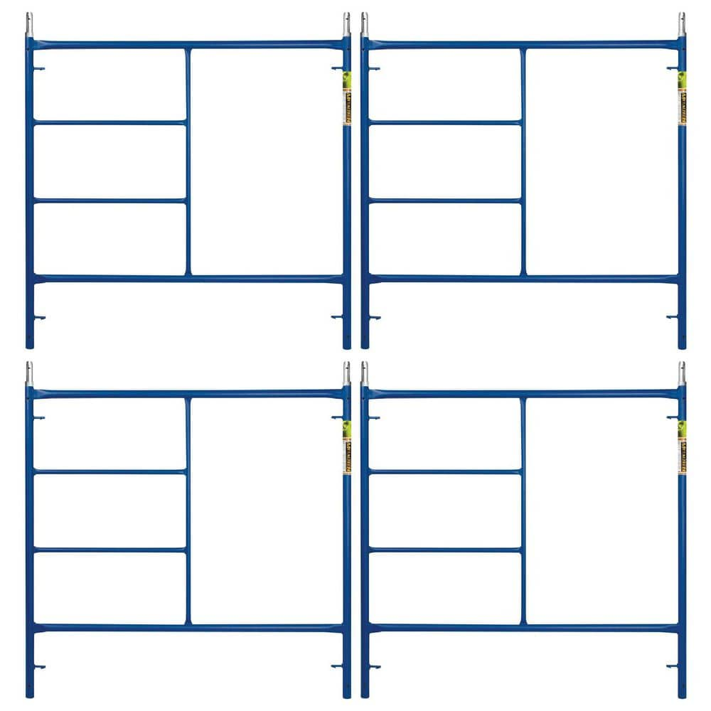 Metaltech Saferstack 5 Ft X 5 Ft Steel Mason Scaffolding Frame 4 Pack M Mf6060apsk4 The