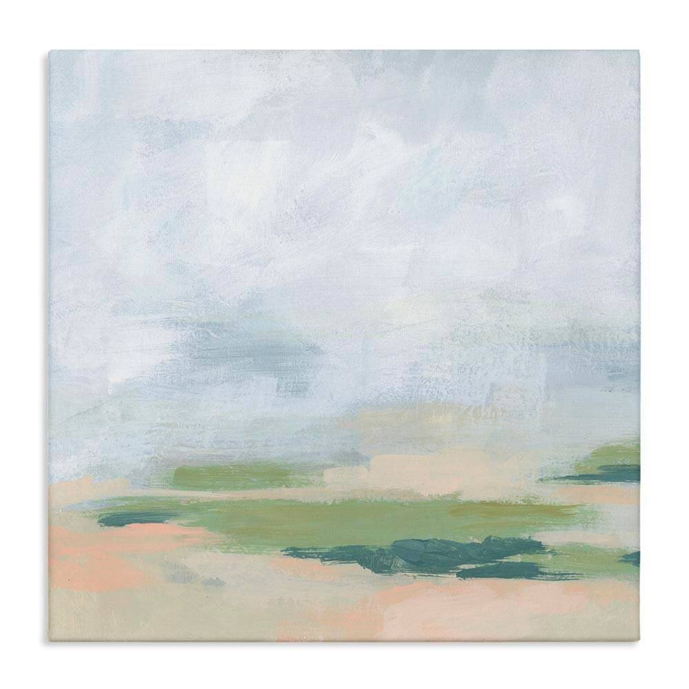 Contemporary Landscape Abstract by June Erica Vess Unframed Graphic Art Print Abstract 36 in. x 36 in. price history on PriceWatchPro
