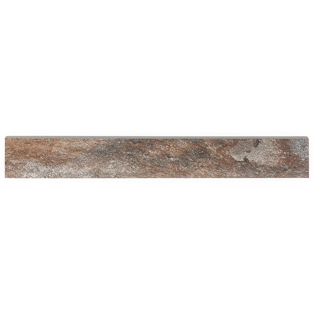 Ivy Hill Tile Dominion Iron Gray 3.14 in. x 23.62 in. Matte Limestone ...