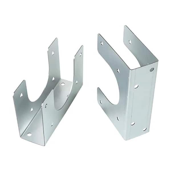 Unbranded 16PCS Upgrade Metal Stud Shoes for Single Wood Studs 5 Length 1.5 Width Galvanized Extra Support 2-1/2 Pipes